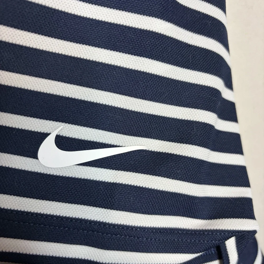 Nike Polo ETSU BUC’s Shirt Mens XL Navy Stripe ETSU Short Sleeve Dri-FIT/~READ‎
